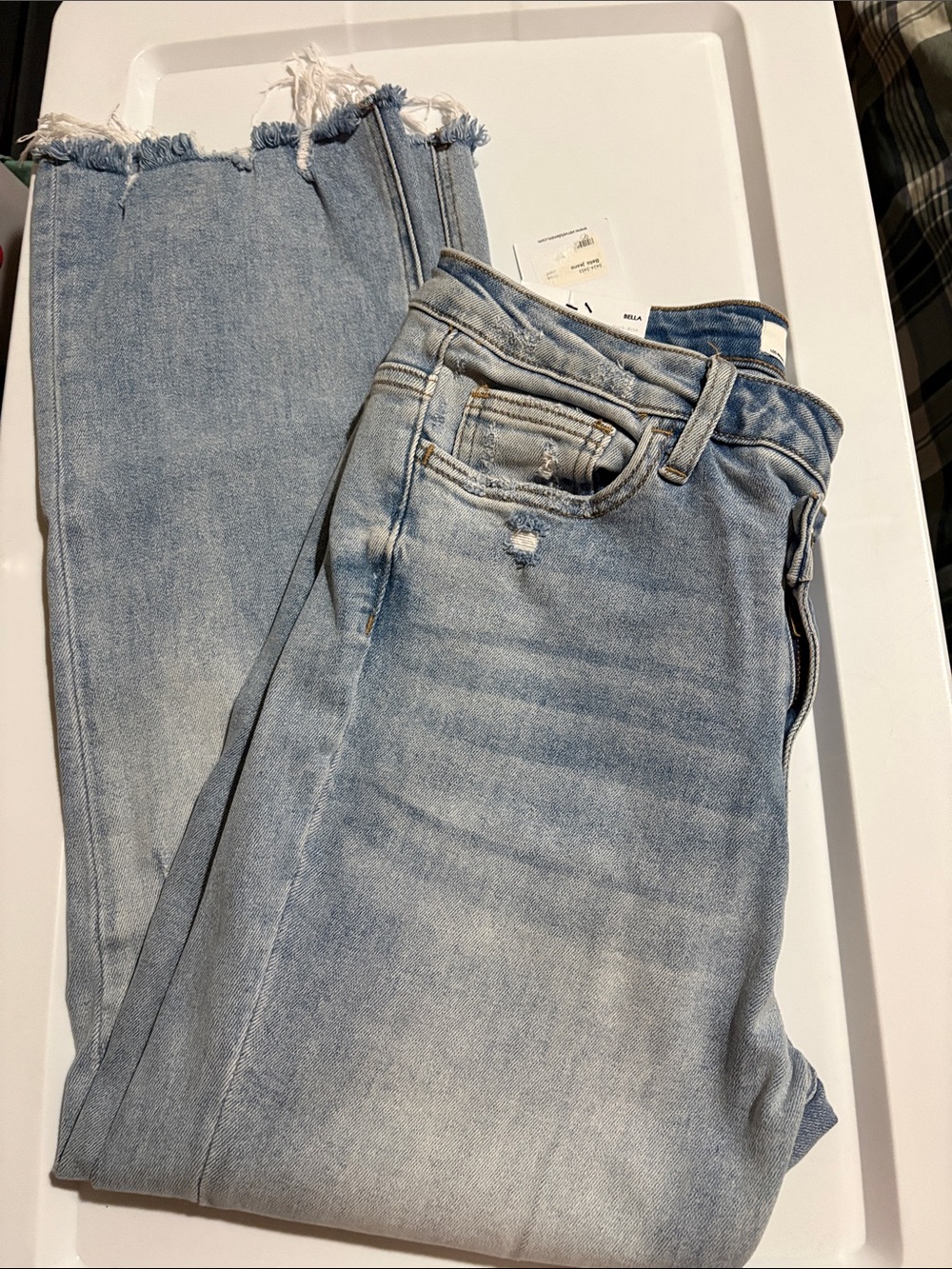 Women's Vervet Light Wash Cropped Ankle Jeans
